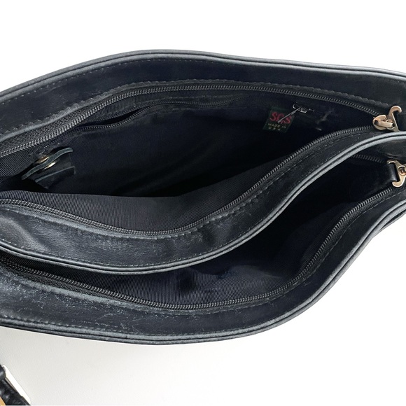 SAS Black Leather Crossbody - Picture 8 of 10